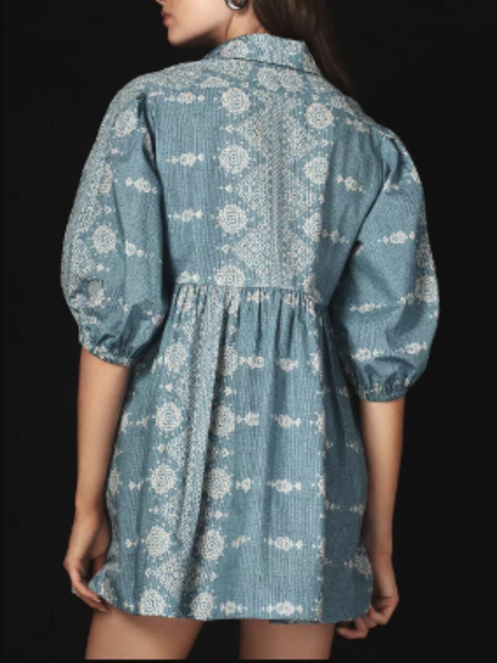 Hope for Flowers Tracy Reese Mini Shirt Dress XS Sustainable Chic - Picture 3 of 10